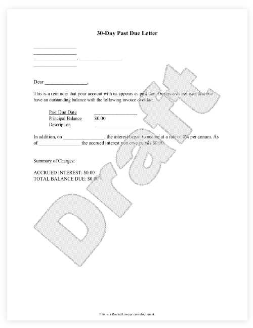outstanding invoice template