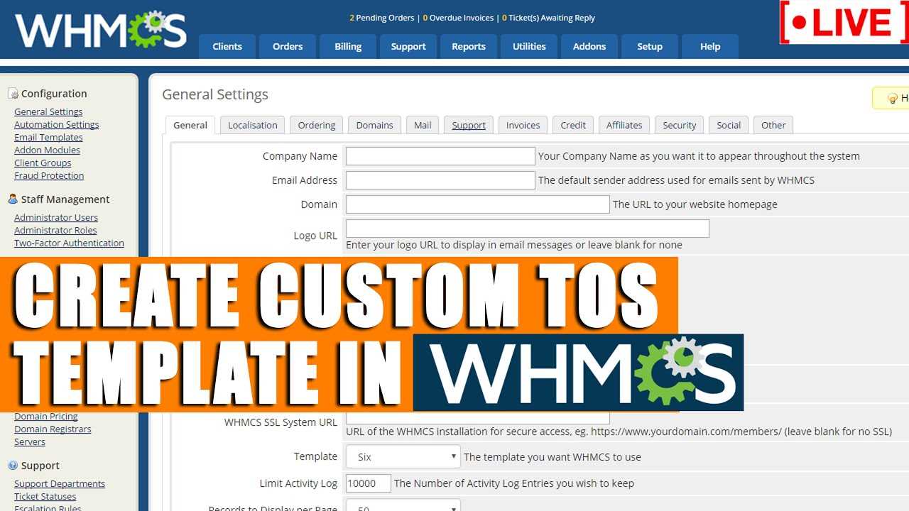 whmcs invoice template free