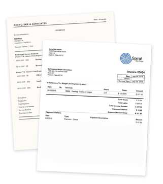 retainer invoice template