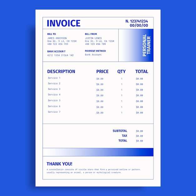 invoice template samples download free