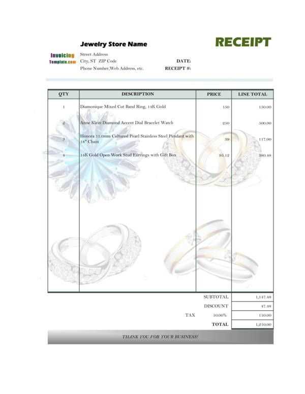 hairdressing invoice template