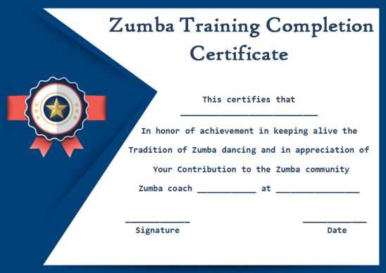 zumba invoice template