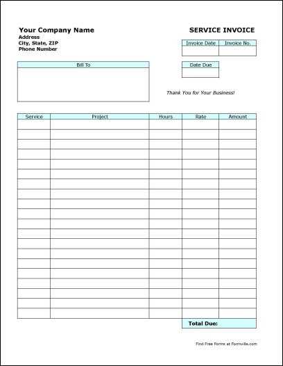 invoice template pdf mac