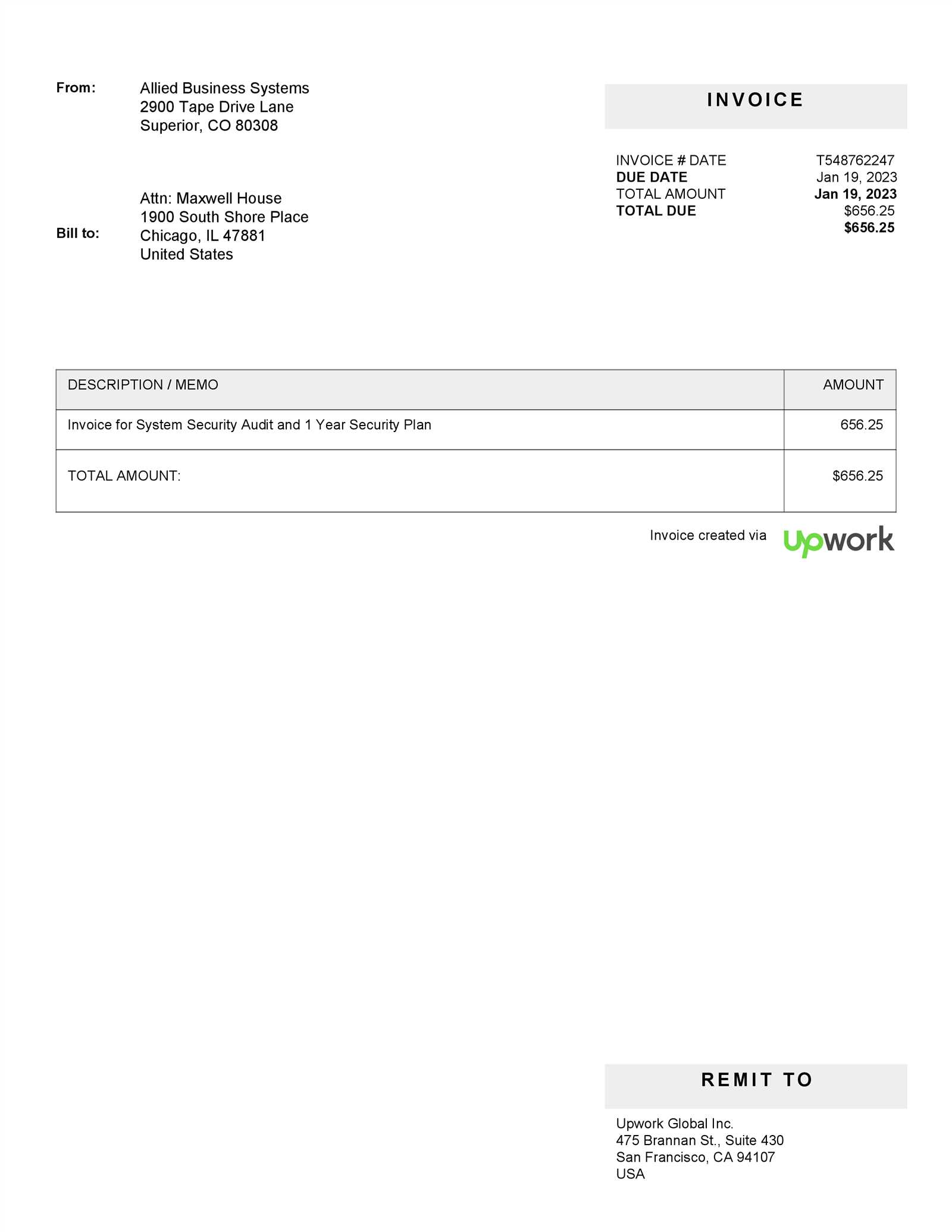 dior invoice template