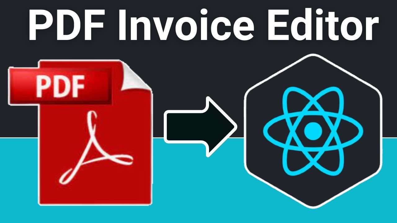 react pdf invoice template