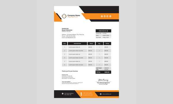 quote invoice template