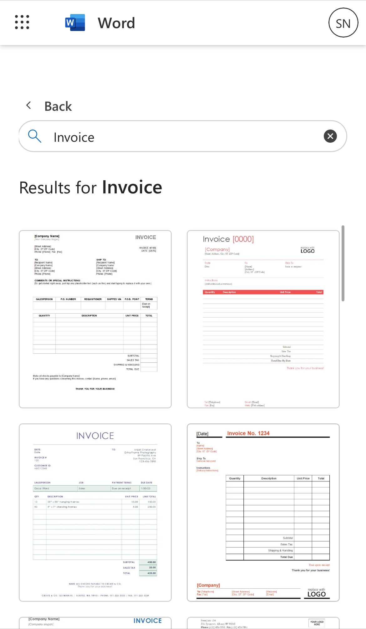 voiceover invoice template