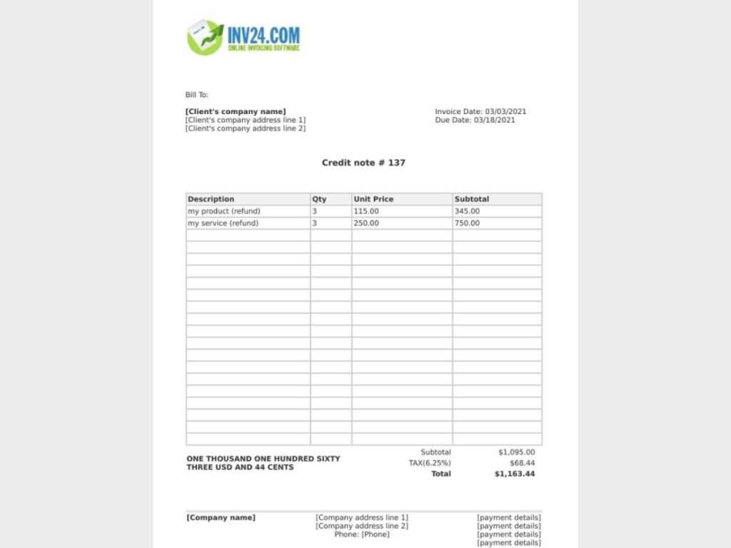 css invoice template free