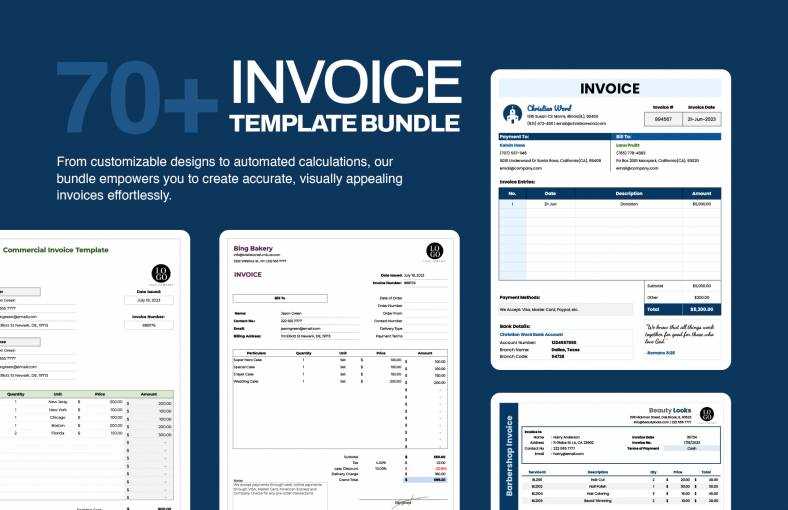 a4 size invoice html template