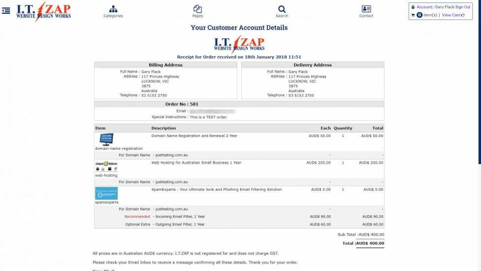 invoice template html css