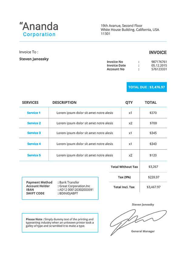 trucking invoice templates