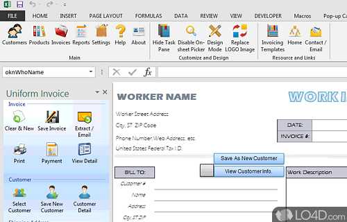 microsoft excel templates for invoices