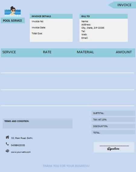 funeral invoice template