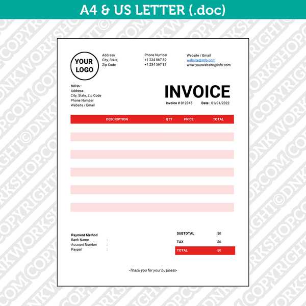 bill to invoice template