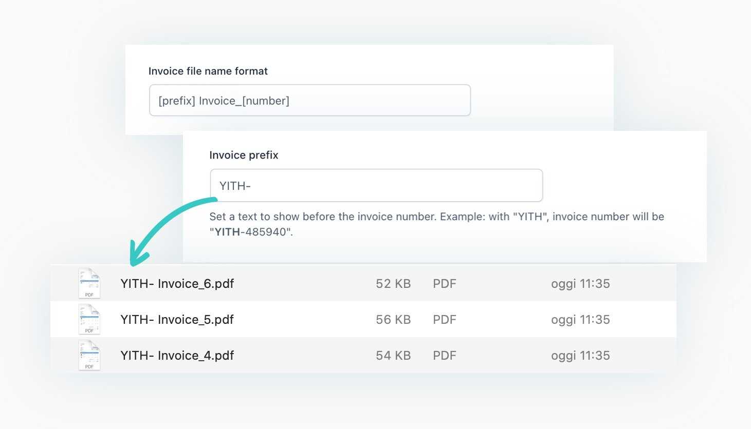 woocommerce pdf invoice template