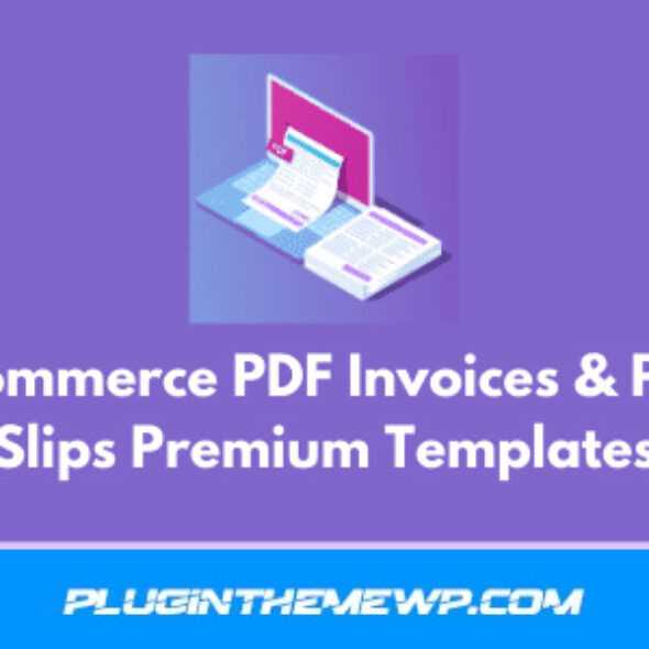 woocommerce pdf invoices & packing slips premium templates