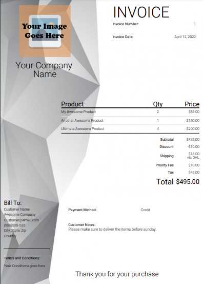 woocommerce pdf invoices custom template