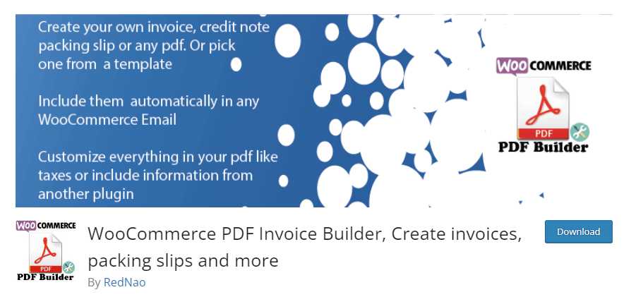 woocommerce pdf invoices custom template