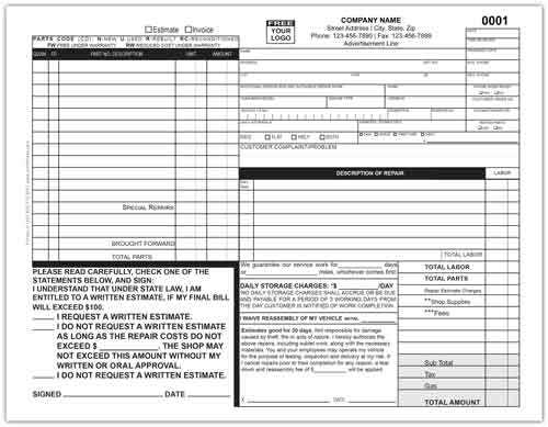 bmw invoice template