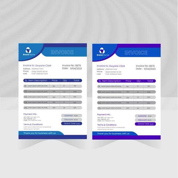 general blue invoice template