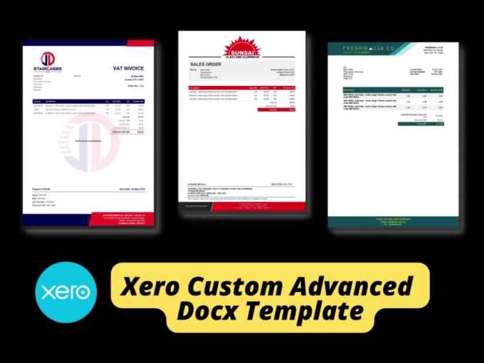 xero edit invoice template