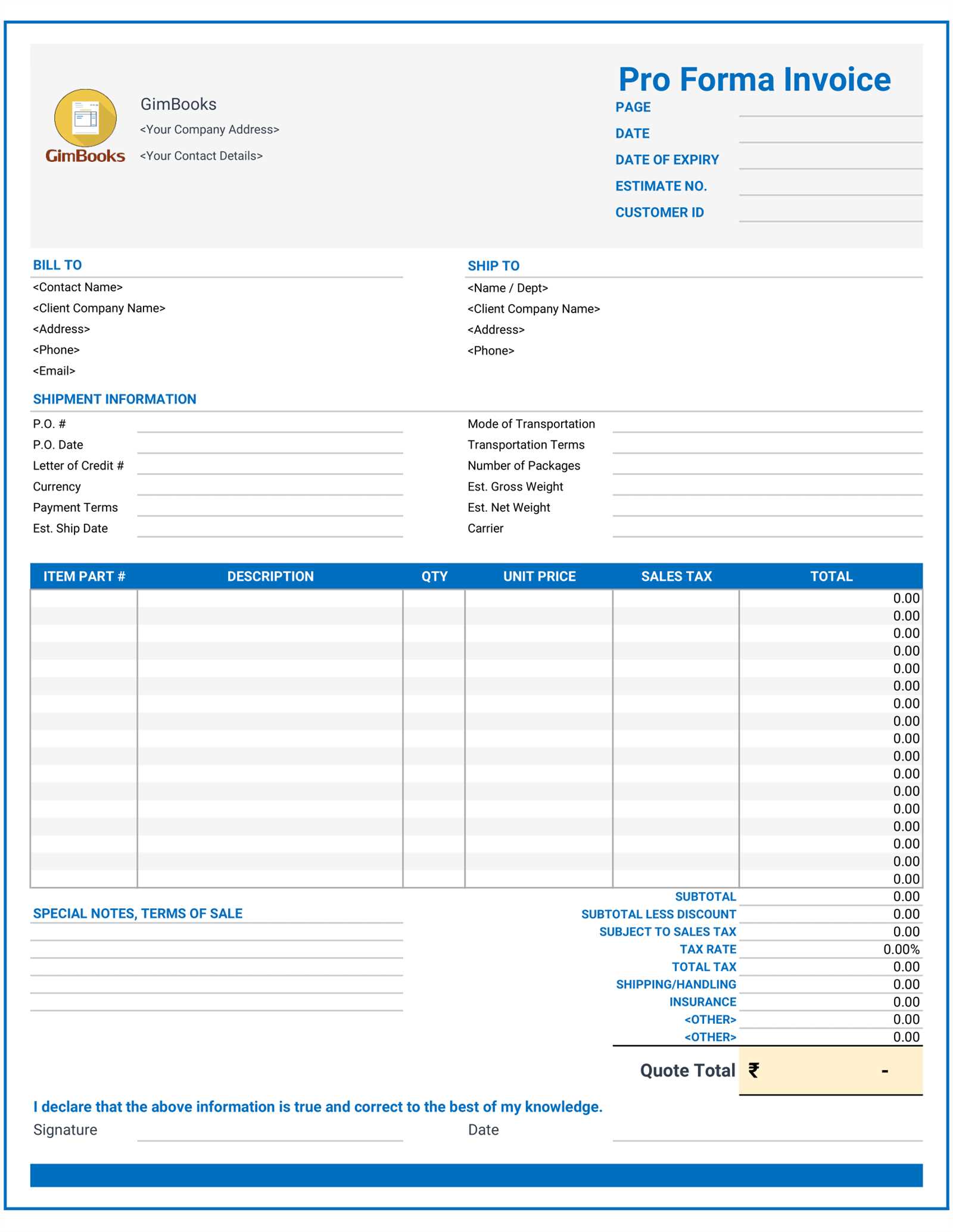 final invoice template