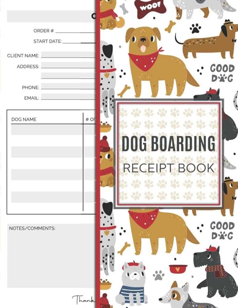 dog sitting invoice template