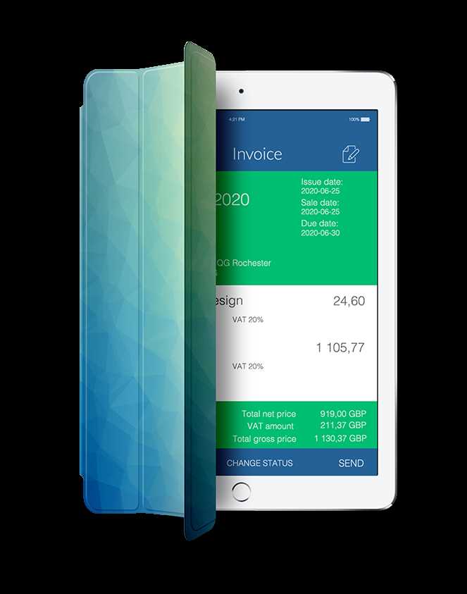 invoice template for ipad