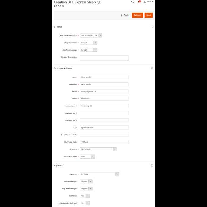 dhl proforma invoice template