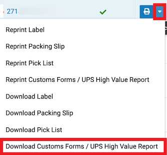 customs invoice template ups