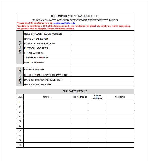 remittance invoice template