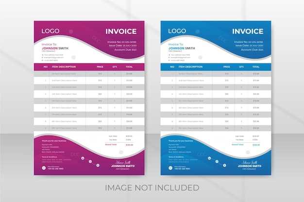 invoice template with logo excel