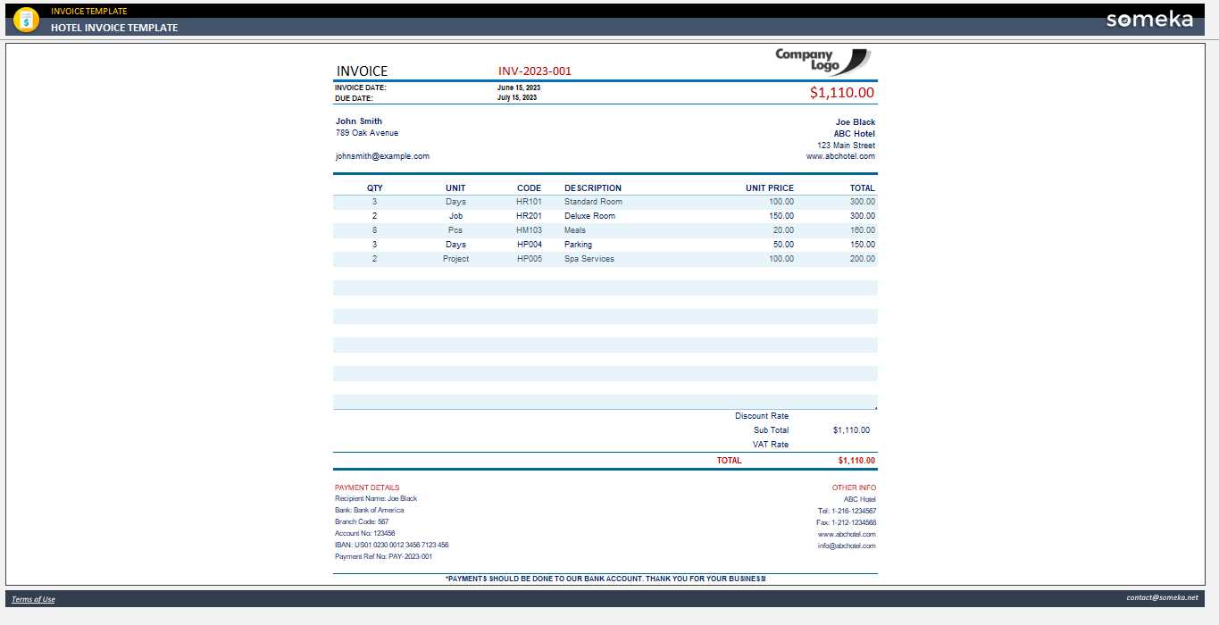 blank trucking invoice template