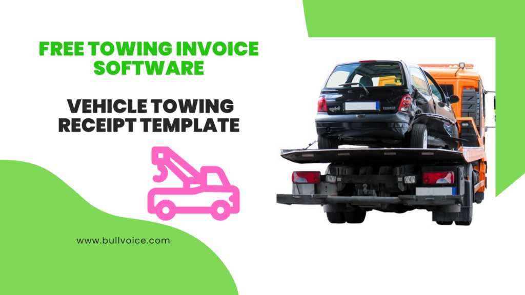 towing invoice template free